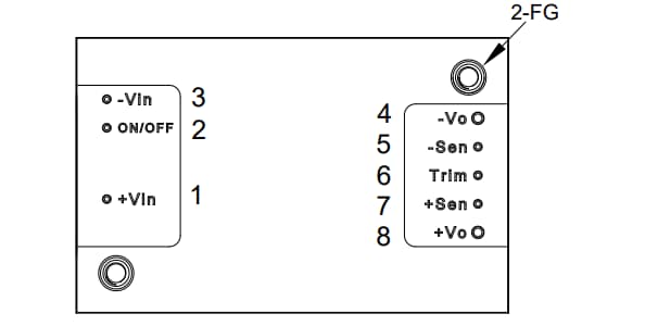 Schematic - Cincon CQB75-300S Isolated DC-DC Converters